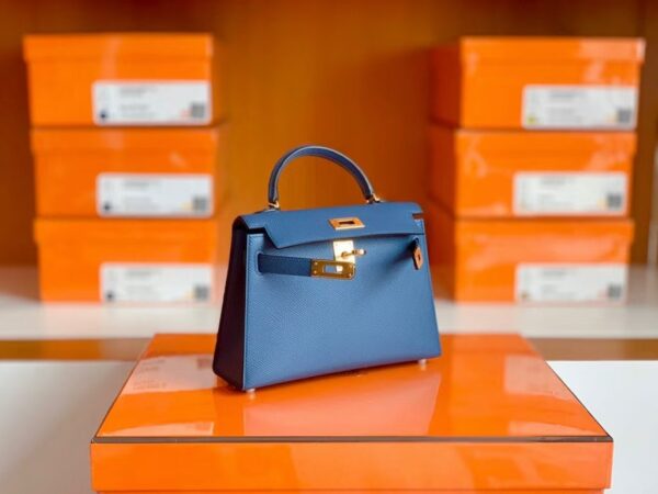 mmexport1674909009764-1024x768-1 Hermes mini kelly Epsom R2 blue agete Gold Hardware 19cm Full Handmade