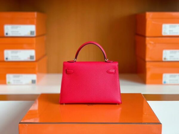 mmexport1674909136062-1024x768-1 Hermes mini kelly Epsom i6 Rose Pink Silver Hardware 19cm Full Handmade