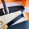 Hermes Birkin Touch Togo & Matte Alligator ck89 Noir Gold Hardware 25cm Full Handmade