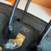 Hermes Birkin Touch Togo & Matte Alligator ck89 Noir Gold Hardware 25cm Full Handmade