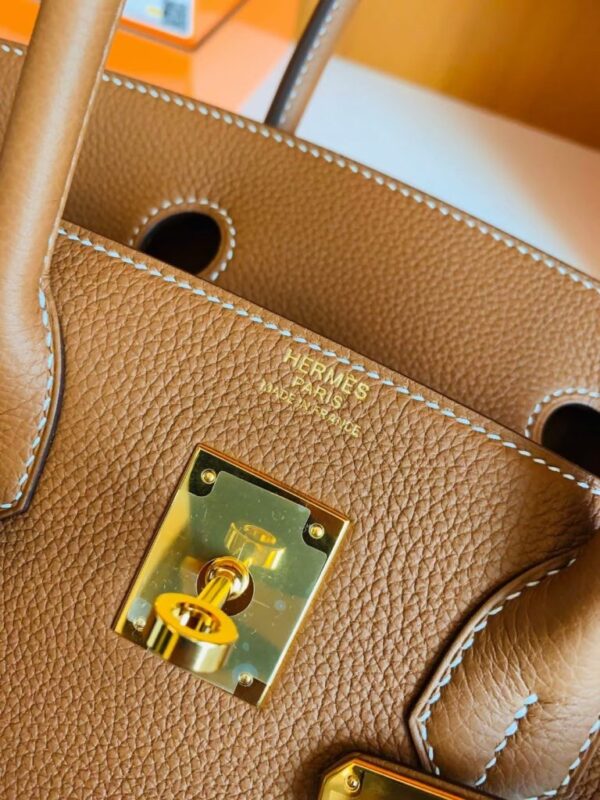 mmexport1675759338530-768x1024-1 Hermes Birkin Togo CK37 Golden Brown Gold Hardware 30cm Full Handmade