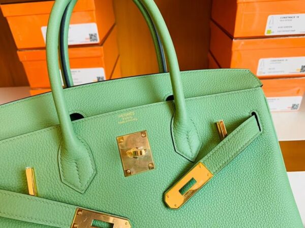 mmexport1675759393019-1024x768-1 Hermes Birkin Togo Avocado green Gold Hardware 30cm Full Handmade