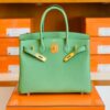 Hermes Birkin Togo Avocado green Gold Hardware 30cm Full Handmade