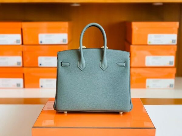 Hermes Birkin Togo 63 Almond green Gold Hardware 25cm Full Handmade