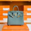 Hermes Birkin Togo 63 Almond green Gold Hardware 25cm Full Handmade