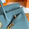 Hermes Birkin Togo 63 Almond green Gold Hardware 25cm Full Handmade