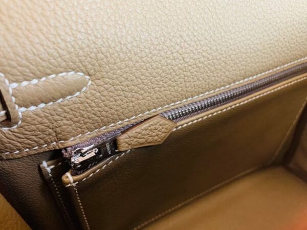 mmexport1675759654112-1024x768-1 Hermes Kelly Togo 18 etoupe grey Silver Hardware 25cm Full Handmade