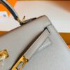 Hermes Kelly Epsom M8 Griss Asphalte Gold Hardware 25cm Full Handmade