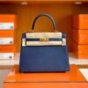 mmexport1675760557689-1024x774-1 Hermes Kelly Epsom gem blue Gold Hardware 25cm Full Handmade