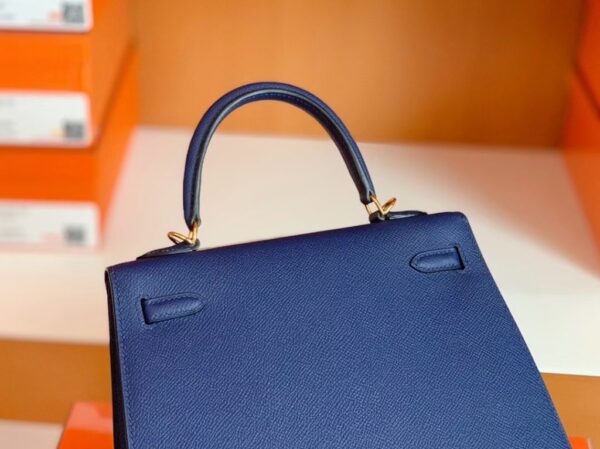 mmexport1675760563551-1024x766-1 Hermes Kelly Epsom gem blue Gold Hardware 25cm Full Handmade