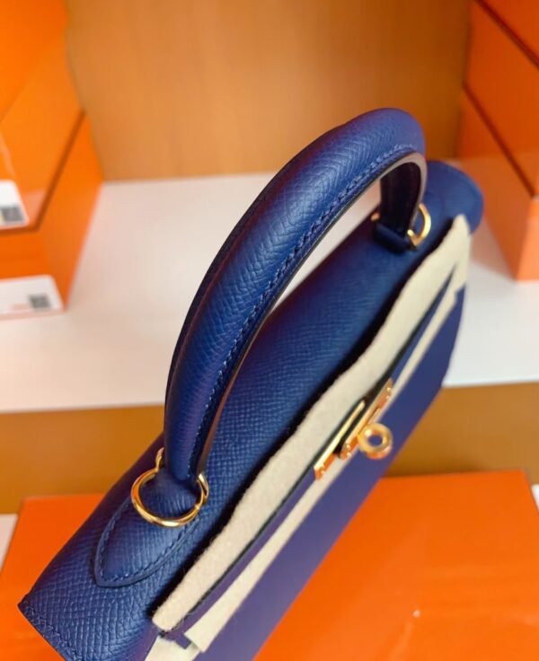 mmexport1675760566427-835x1024-1 Hermes Kelly Epsom gem blue Gold Hardware 25cm Full Handmade