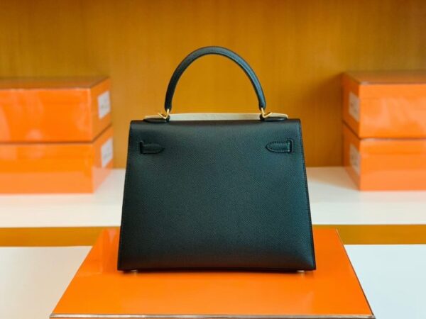 mmexport1675760644713-1024x768-1 Hermes Kelly Epsom Black Gold Hardware 25cm Full Handmade