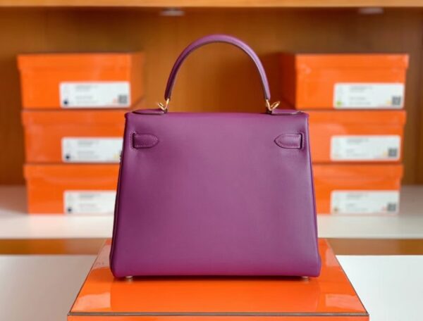 mmexport1675760710411-1024x779-1 Hermes Kelly swift P9 Anemone Purple Gold Hardware 28cm Full Handmade