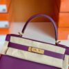 Hermes Kelly swift P9 Anemone Purple Gold Hardware 28cm Full Handmade