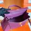Hermes Kelly swift P9 Anemone Purple Gold Hardware 28cm Full Handmade