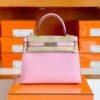 Hermes Kelly Epsom X9 mallow purple Silver Hardware 28cm Full Handmade