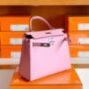 Hermes Kelly Epsom X9 mallow purple Silver Hardware 28cm Full Handmade