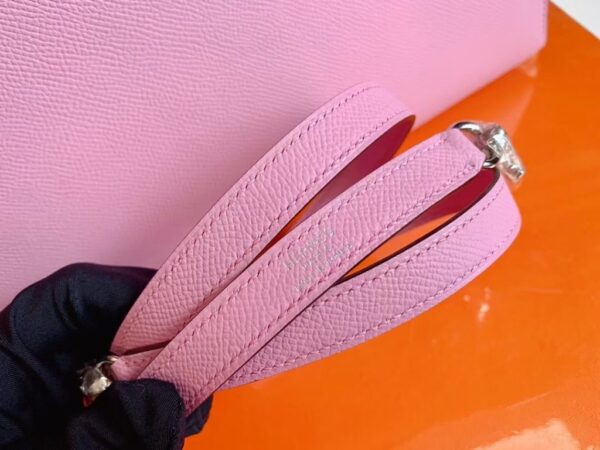 Hermes Kelly Epsom X9 mallow purple Silver Hardware 28cm Full Handmade