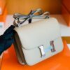 Hermes Constance Epsom s2 trench grey Silver Hardware 24cm Full Handmade
