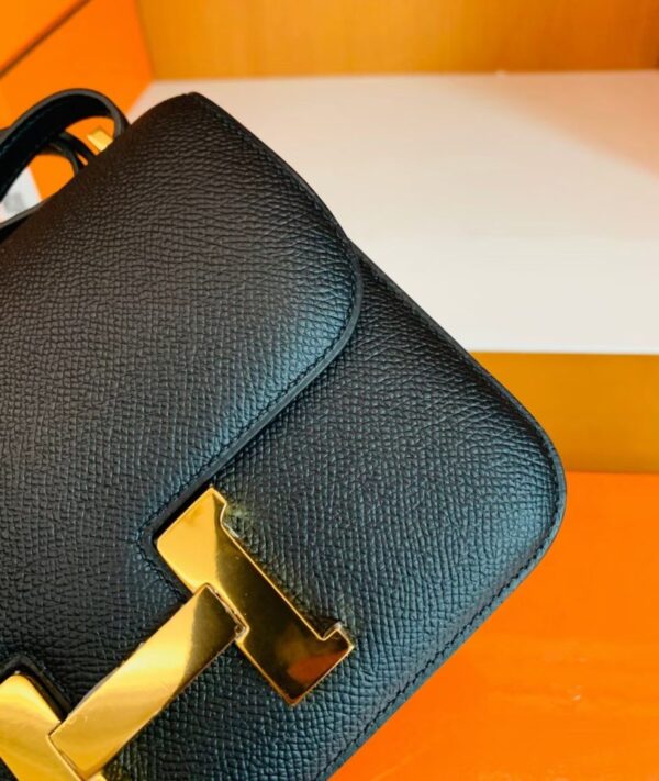 mmexport1675761320057-864x1024-1 Hermes Constance Epsom Black Gold Hardware 18cm Full Handmade