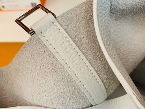 mmexport1675761389785-1024x768-1 Hermes Picotin Lock TC Leather 01 Pure white Silver Hardware 18cm Full Handmade