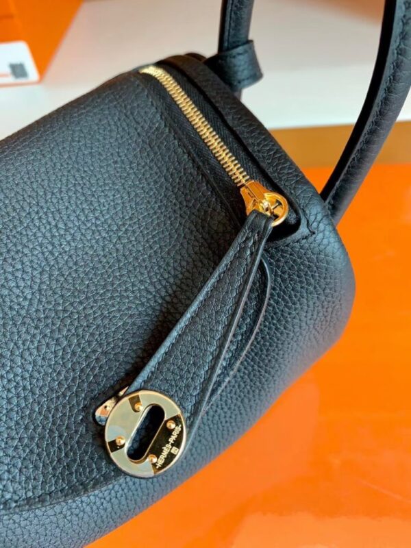 mmexport1675761437093-768x1024-1 Hermes Mini Lindy Togo CK89 Noir Gold Hardware 19cm Full Handmade