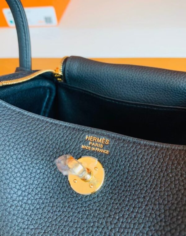 mmexport1675761438532-809x1024-1 Hermes Mini Lindy Togo CK89 Noir Gold Hardware 19cm Full Handmade