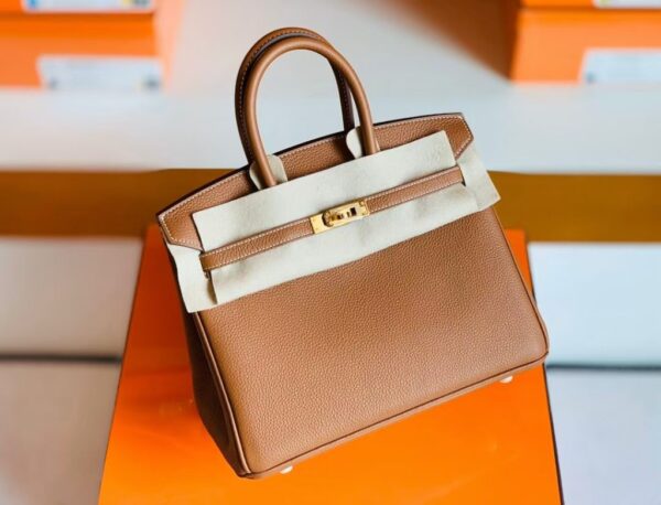 mmexport1676280339724-1024x781-1 Hermes Birkin Togo Golden Brown Gold Hardware 25cm Full Handmade