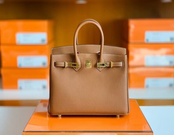 mmexport1676280342320-1024x793-1 Hermes Birkin Togo Golden Brown Gold Hardware 25cm Full Handmade
