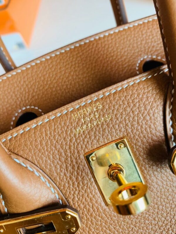 mmexport1676280362813-768x1024-1 Hermes Birkin Togo Golden Brown Gold Hardware 25cm Full Handmade