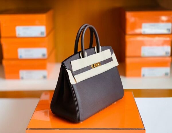 mmexport1676280406613-1024x796-1 Hermes Birkin Togo 47 chocolate Gold Hardware 25cm Full Handmade