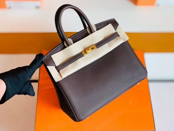 mmexport1676280408007-1024x774-1 Hermes Birkin Togo 47 chocolate Gold Hardware 25cm Full Handmade