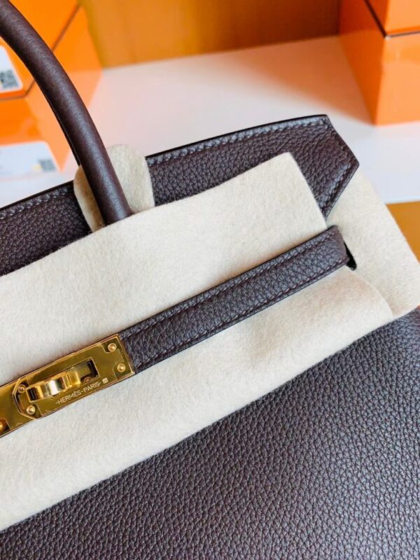 mmexport1676280409574-768x1024-1 Hermes Birkin Togo 47 chocolate Gold Hardware 25cm Full Handmade