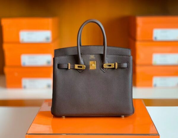 mmexport1676280414843-1024x796-1 Hermes Birkin Togo 47 chocolate Gold Hardware 25cm Full Handmade