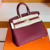 mmexport1676280431637-1024x774-1 Hermes Birkin Togo K1 Garnet red Gold Hardware 25cm Full Handmade