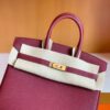 mmexport1676280434479-1024x776-1 Hermes Birkin Togo K1 Garnet red Gold Hardware 25cm Full Handmade