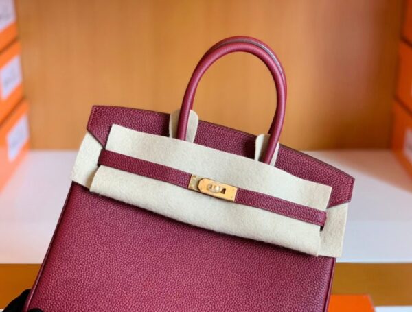 mmexport1676280434479-1024x776-1 Hermes Birkin Togo K1 Garnet red Gold Hardware 25cm Full Handmade