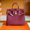 mmexport1676280435863-1024x783-1 Hermes Birkin Togo K1 Garnet red Gold Hardware 25cm Full Handmade