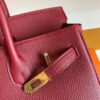 mmexport1676280437229-768x1024-1 Hermes Birkin Togo K1 Garnet red Gold Hardware 25cm Full Handmade