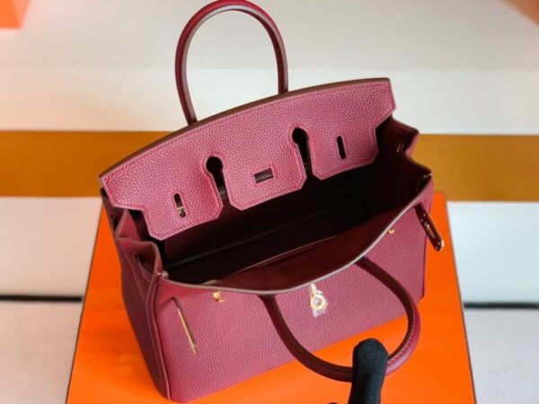 mmexport1676280440405-1024x768-1 Hermes Birkin Togo K1 Garnet red Gold Hardware 25cm Full Handmade