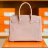 mmexport1676280619740-1024x798-1 Hermes Birkin Togo 4W wisteria pink Silver Hardware 30cm Full Handmade