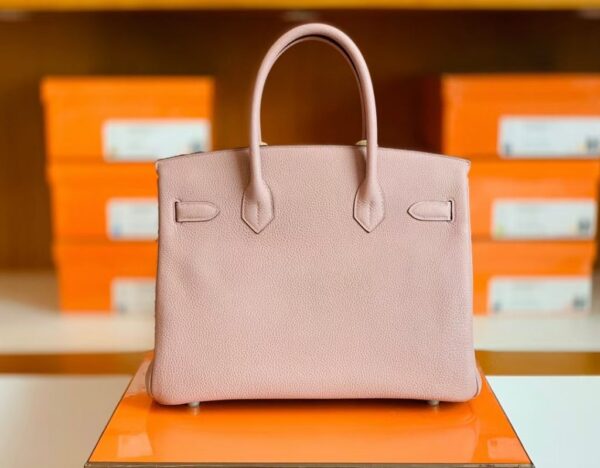 Hermes Birkin Togo 4W wisteria pink Silver Hardware 30cm Full Handmade