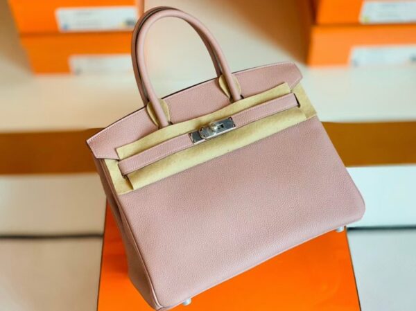 Hermes Birkin Togo 4W wisteria pink Silver Hardware 30cm Full Handmade