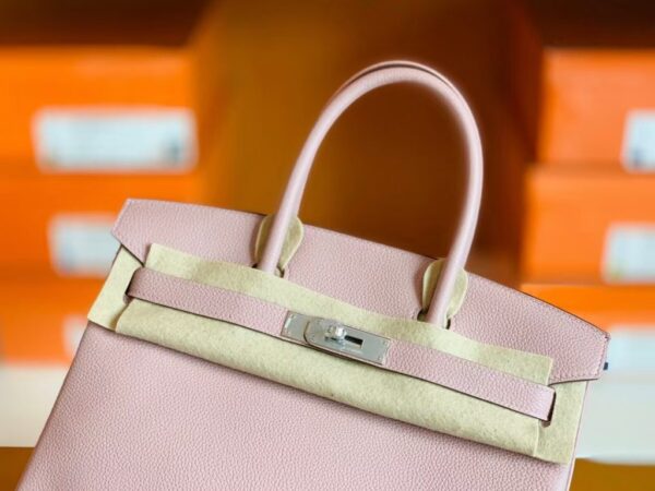 Hermes Birkin Togo 4W wisteria pink Silver Hardware 30cm Full Handmade