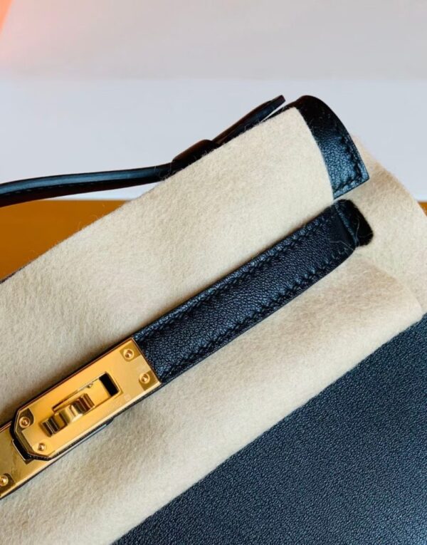 mmexport1676280813831-803x1024-1 Hermes mini Kelly Pochette Swift Black Gold Hardware 22cm Full Handmade