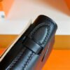 Hermes mini Kelly Pochette Swift Black Gold Hardware 22cm Full Handmade