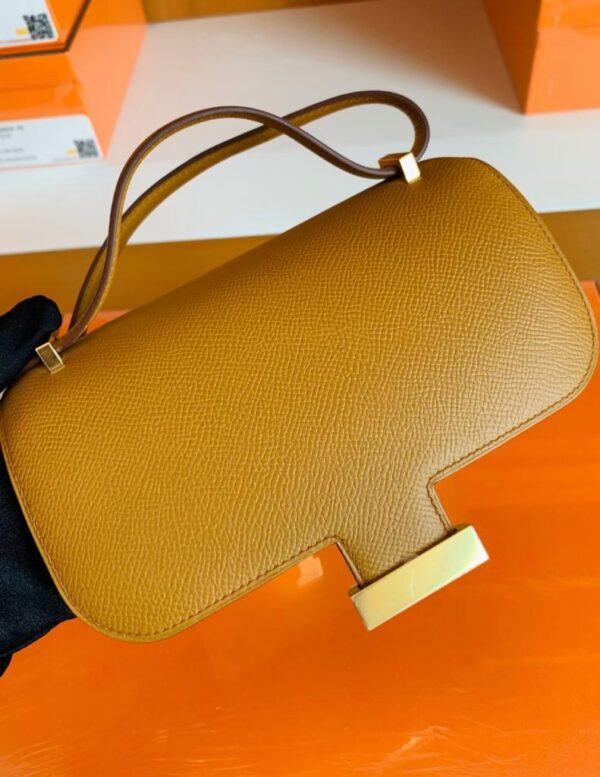 Hermes Constance Epsom 2S Sesame yellow Gold Hardware 18cm Full Handmade