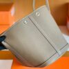 Hermes Garden party TC Leather Etoupe Grey Silver Hardware 30cm Full Handmade