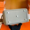Hermes Lindy TC Leather m8 gris asphalte Silver Hardware 26cm Full Handmade