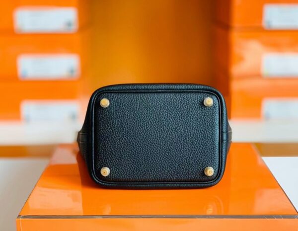 mmexport1676281415049-1024x793-1 Hermes Picotin lock Touch TC & crocodile Black Gold Hardware 18cm Full Handmade